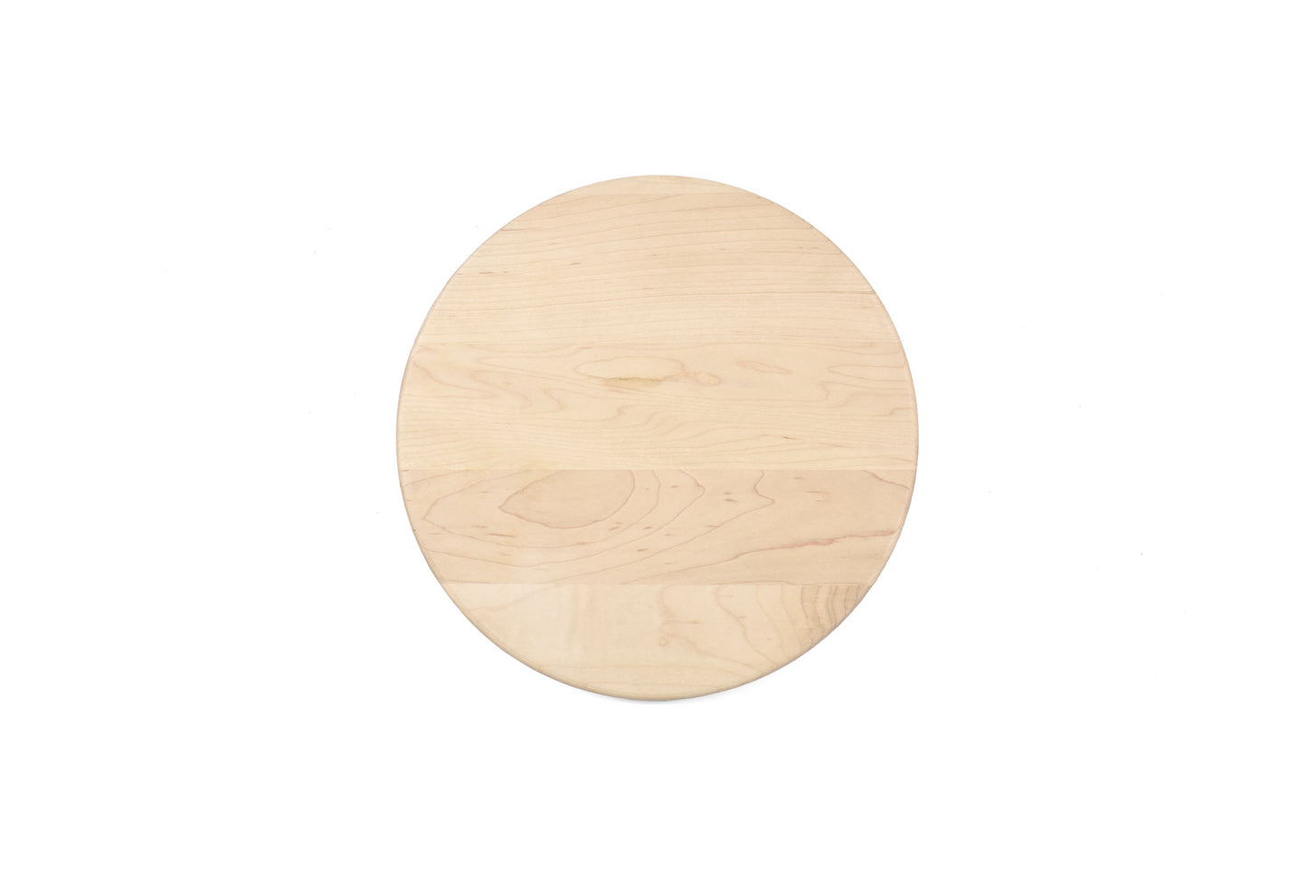 Small Round Wood Cutting Board with Juice Groove