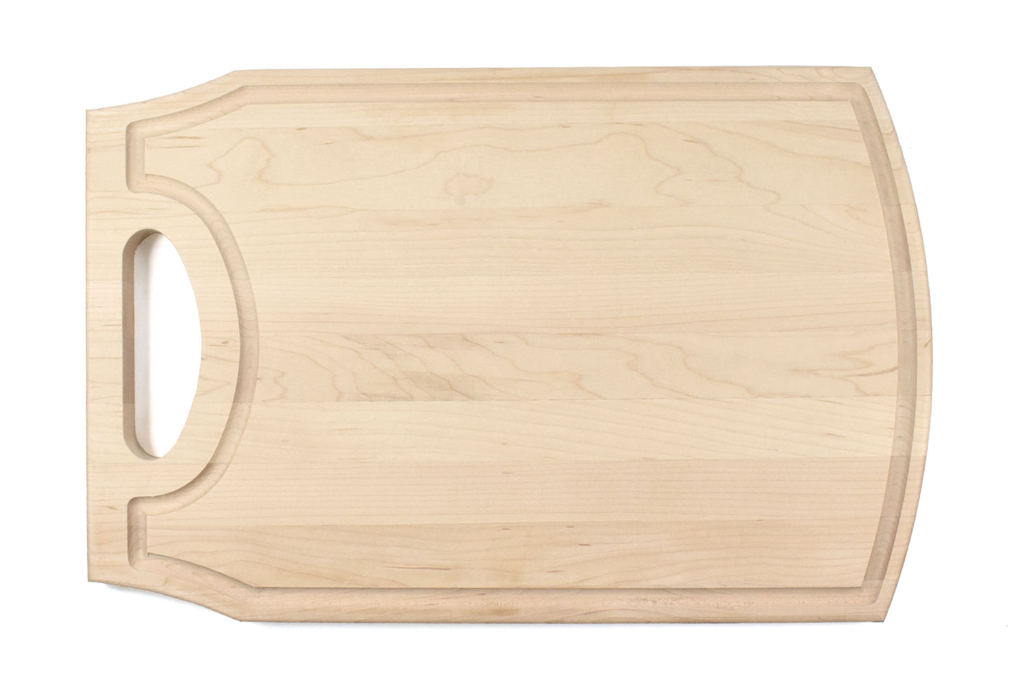 Large Cutout Handle Board with Juice Groove