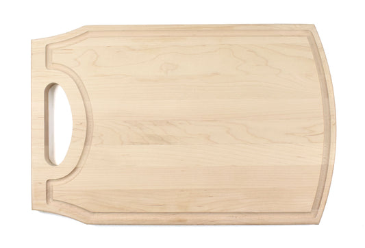 Large Cutout Handle Board with Juice Groove