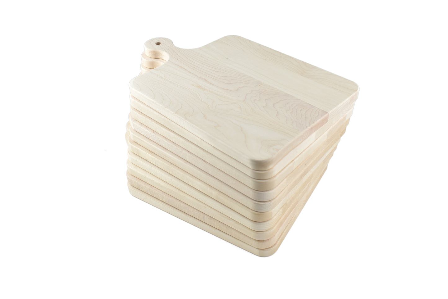 Cutting Board with Rounded Handle