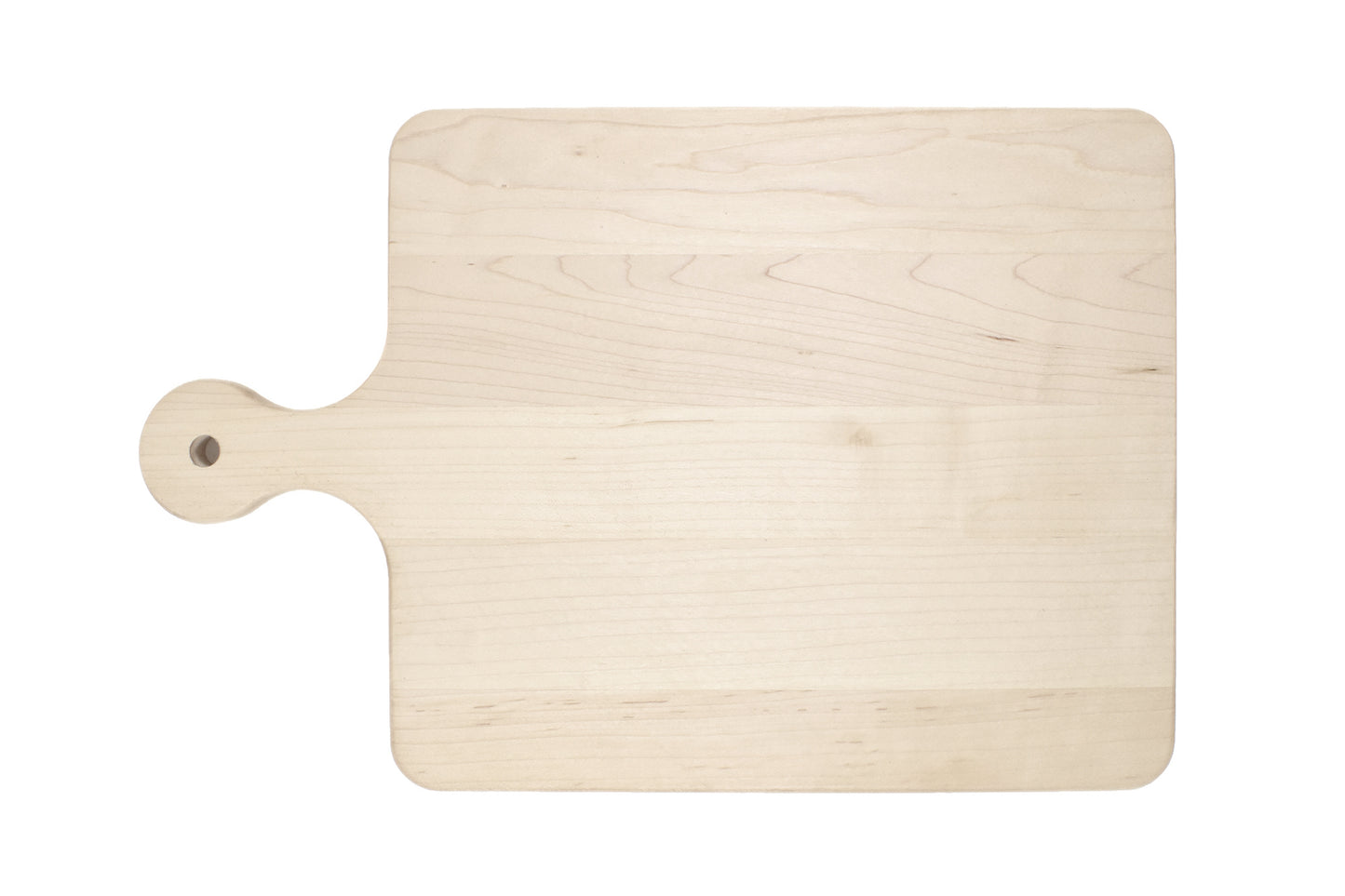 Cutting Board with Rounded Handle
