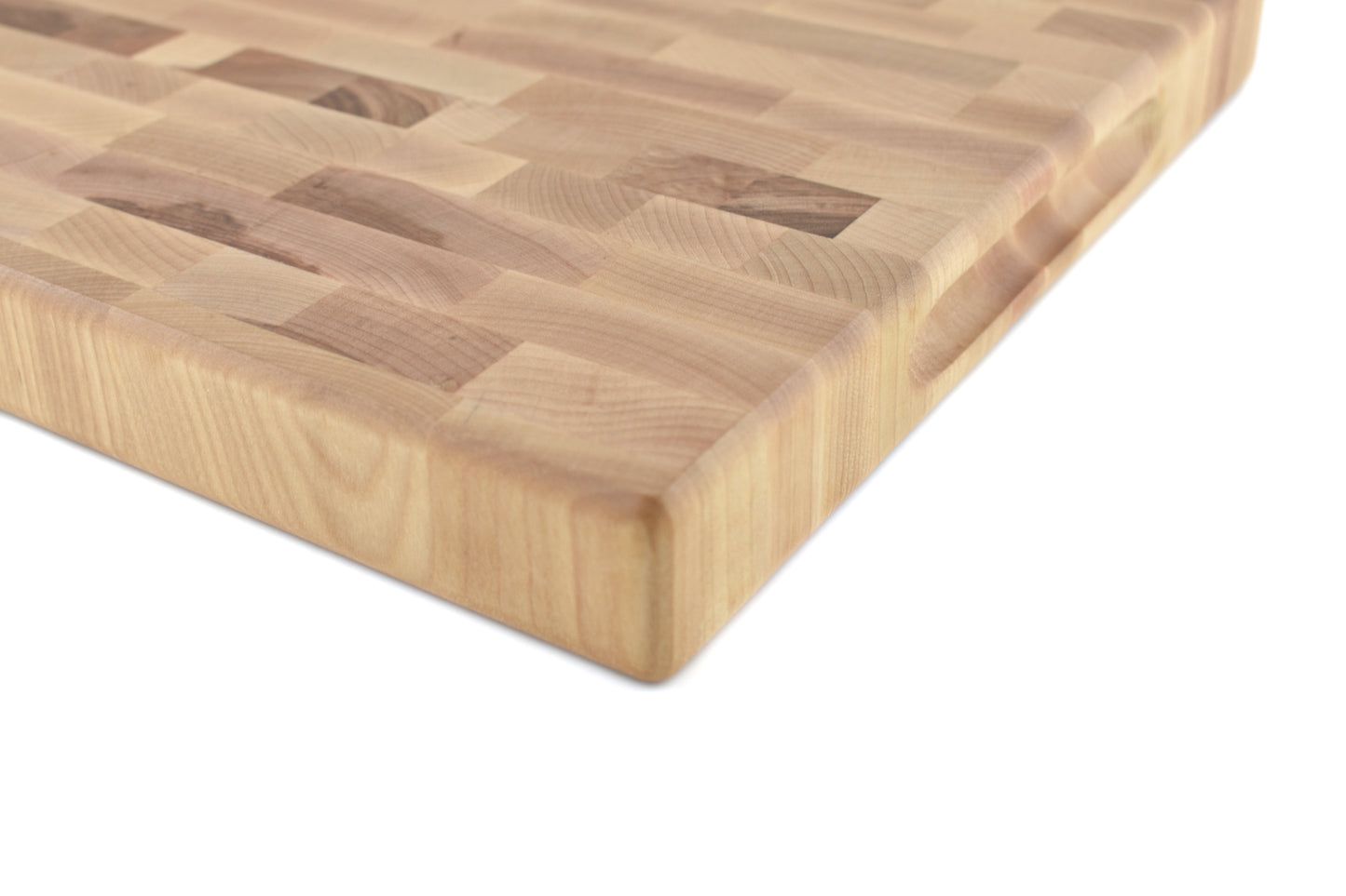 Medium End Grain Butcher Block with Side Handle Indents