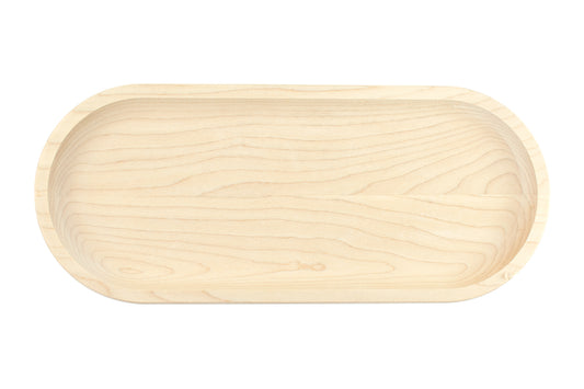 Oval Hardwood Tray