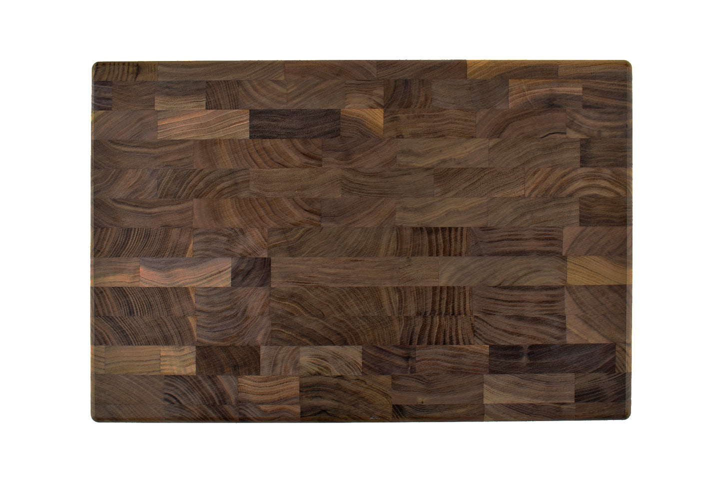 Small End Grain Butcher Block with Side Handle Indents