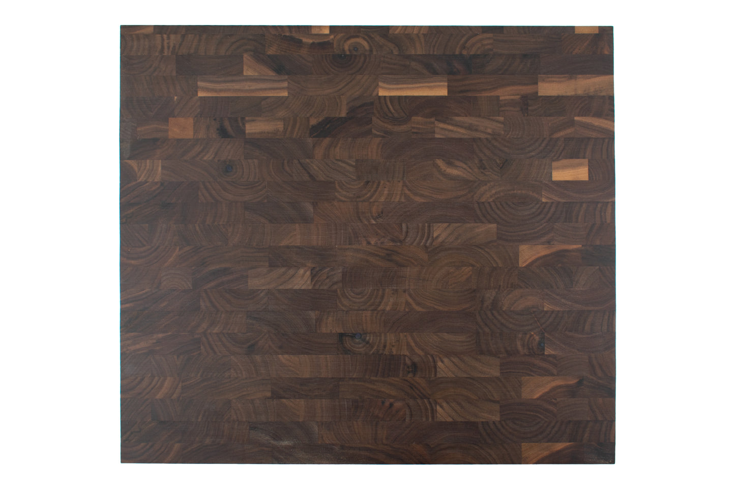 Large End Grain Butcher Block with Side Handle Indents