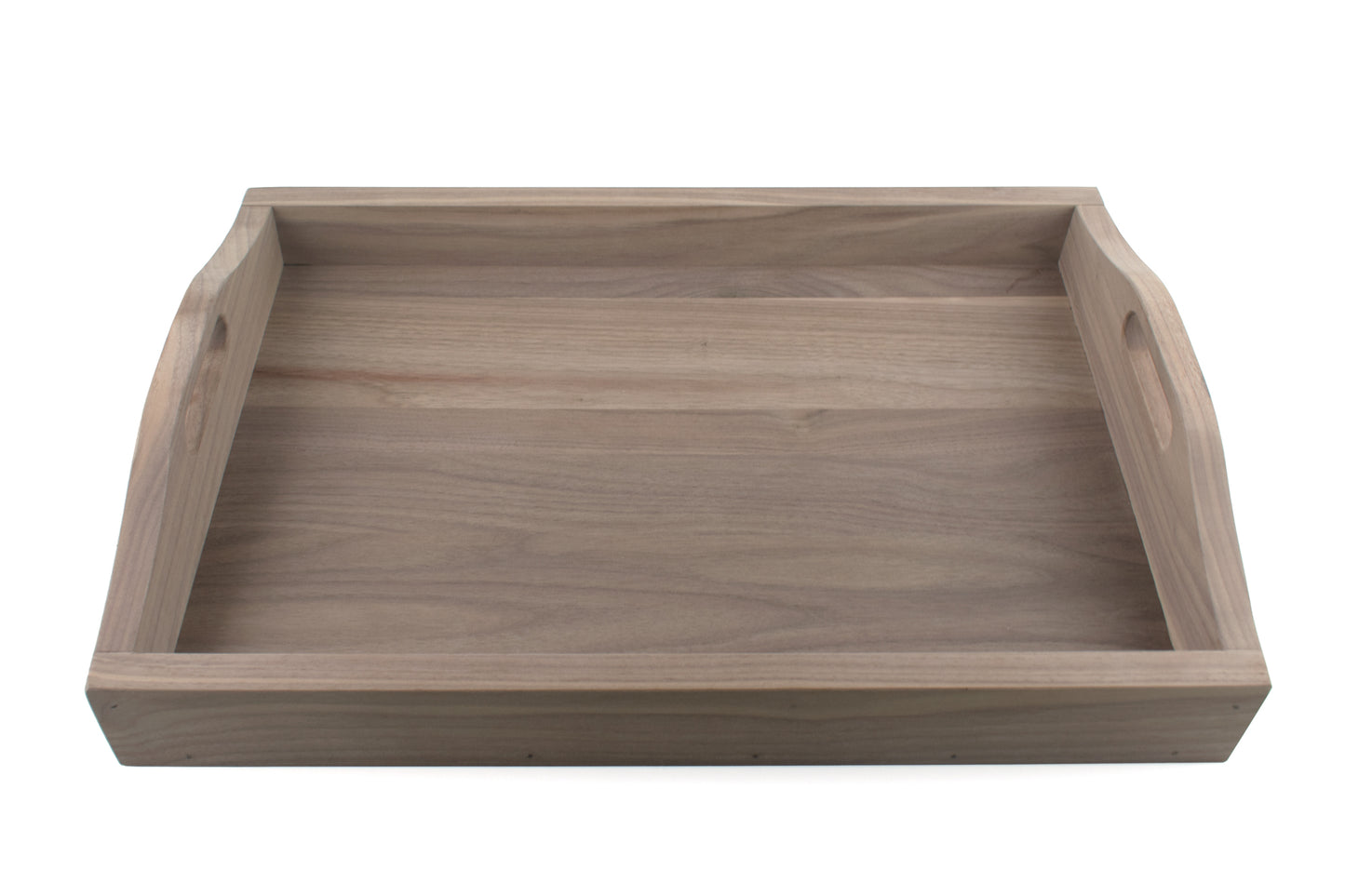 Large Hardwood Tray with Handles