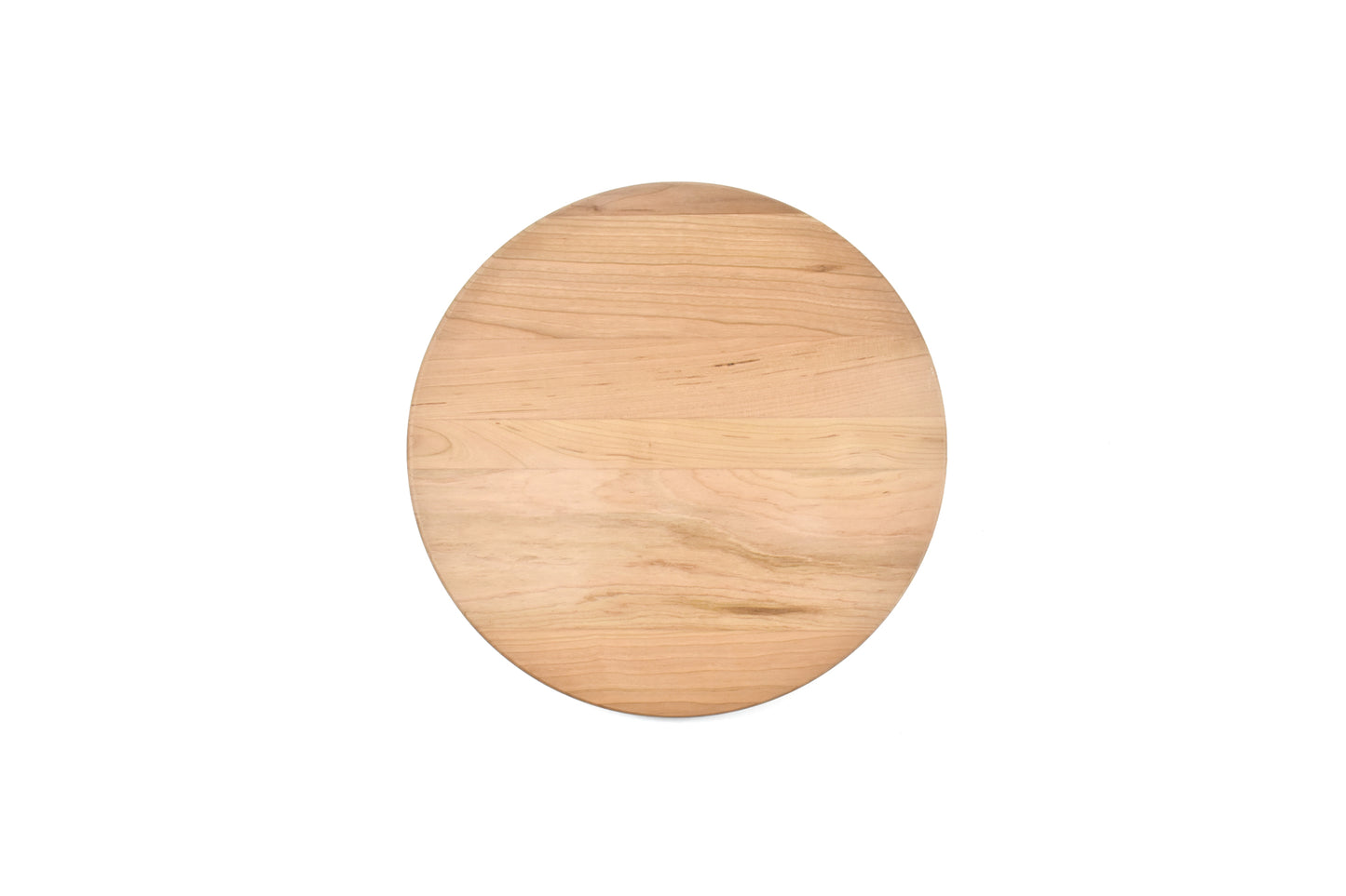 Small Round Wood Cutting Board with Juice Groove