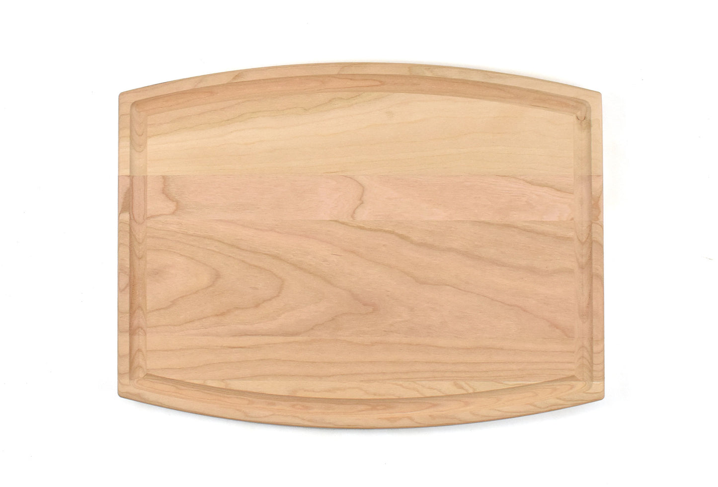 Arched Wood Cutting Board with Juice Groove