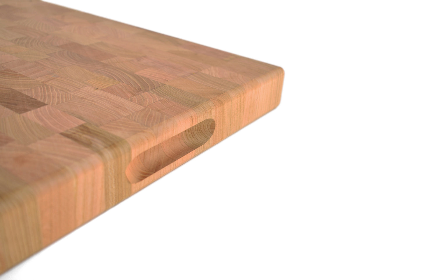 Medium End Grain Butcher Block with Side Handle Indents