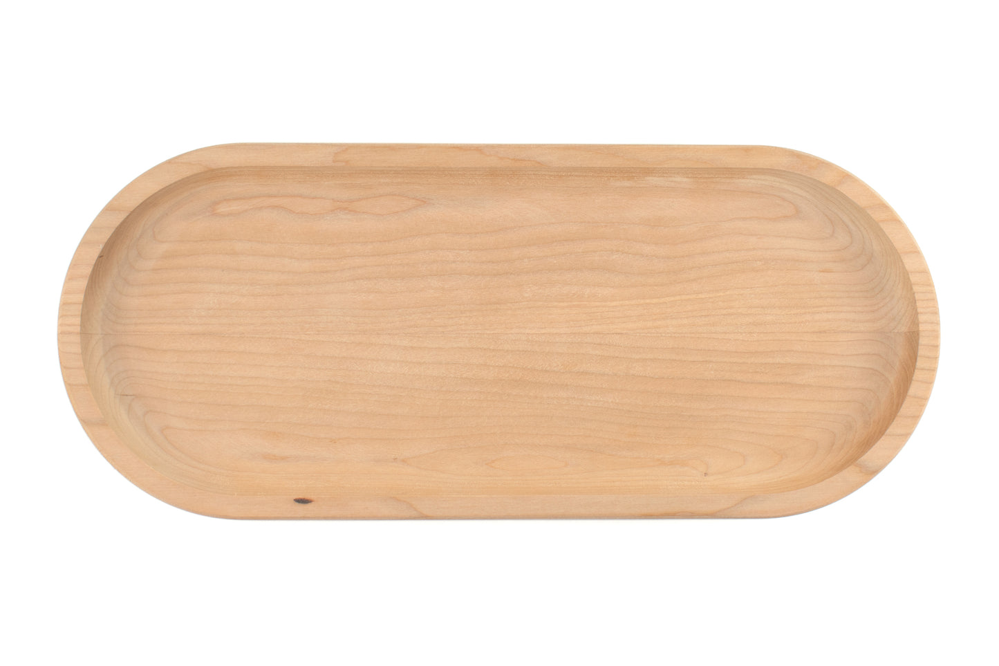 Oval Hardwood Tray