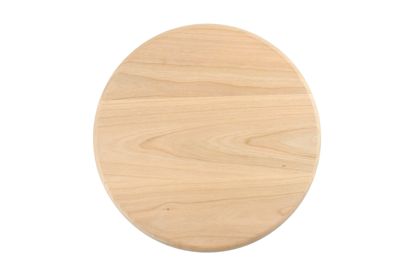 Round Hardwood Tray