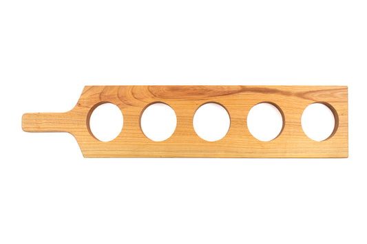 Beer Flight Board with 5 Holes