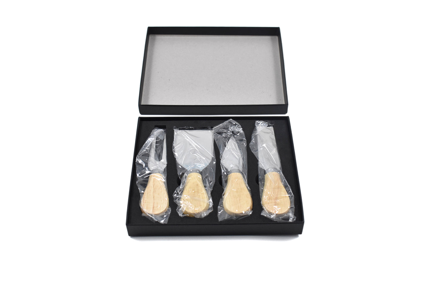 4-Piece Wood Cheese Knife Set