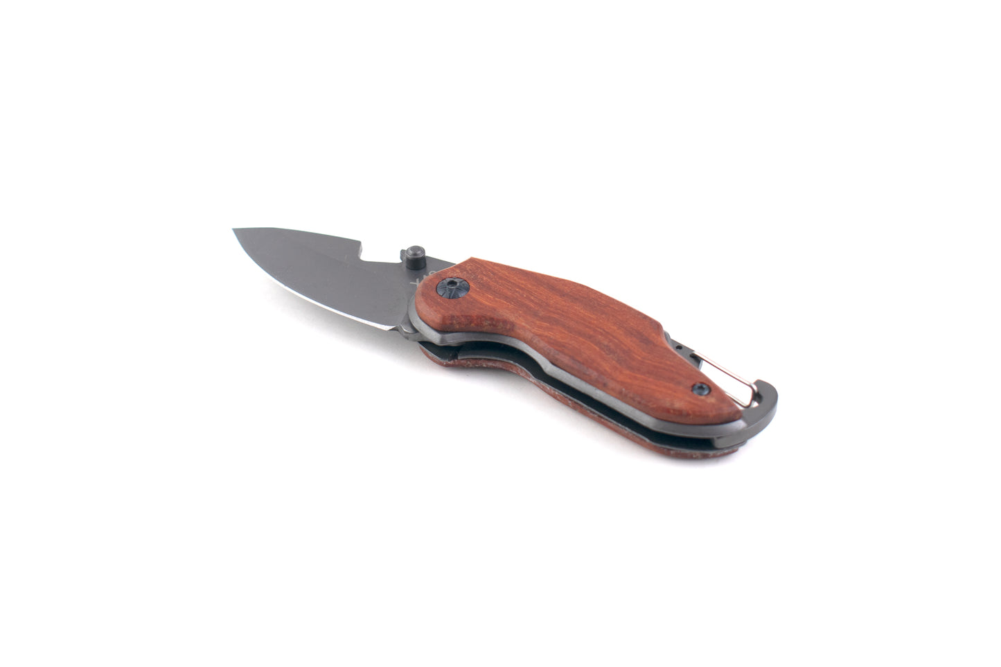 Wood Handle Pocket Knife with Bottle Opener
