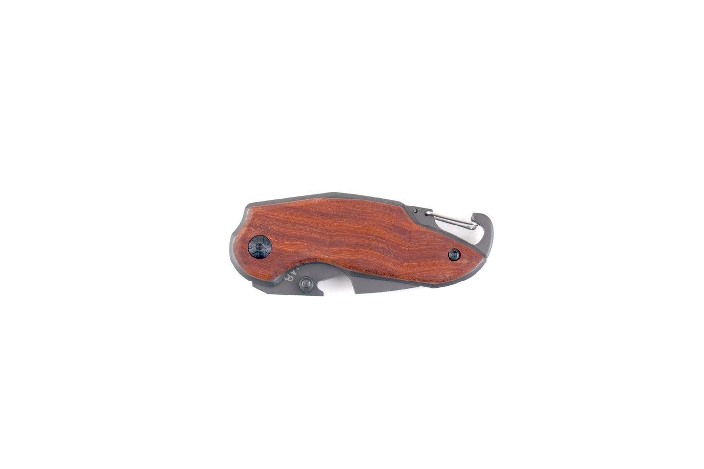 Wood Handle Pocket Knife with Bottle Opener