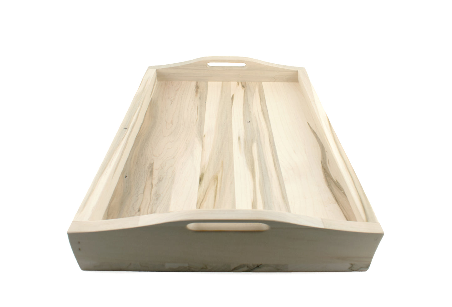 Large Hardwood Tray with Handles