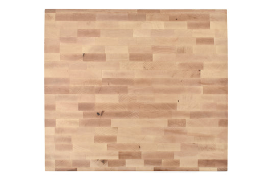 Large End Grain Butcher Block with Side Handle Indents