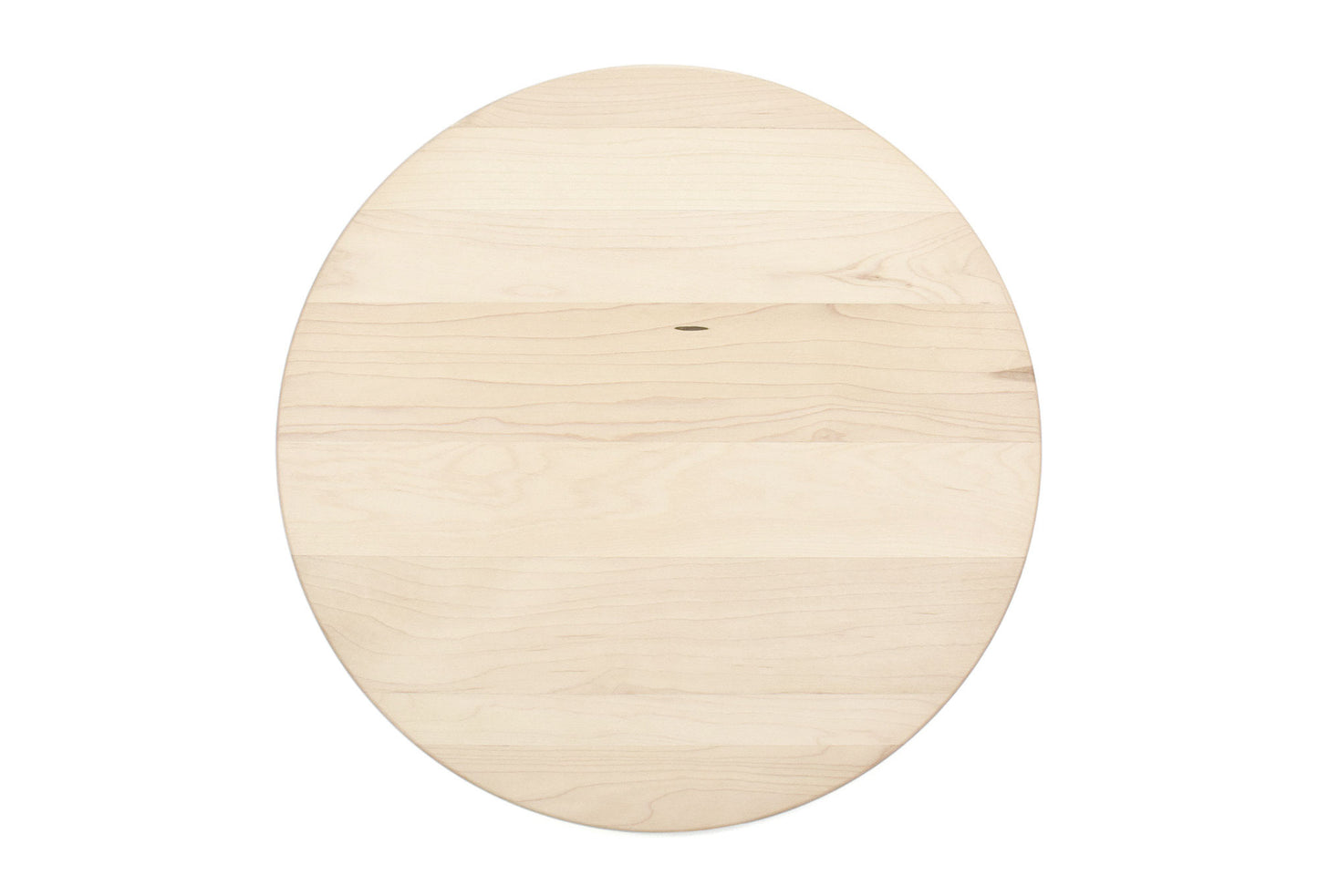 Large Round Wood Cutting Board with Juice Groove