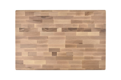 Small End Grain Butcher Block with Side Handle Indents