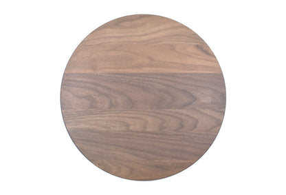 Large Round Wood Cutting Board with Juice Groove