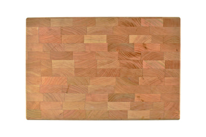 Small End Grain Butcher Block with Side Handle Indents