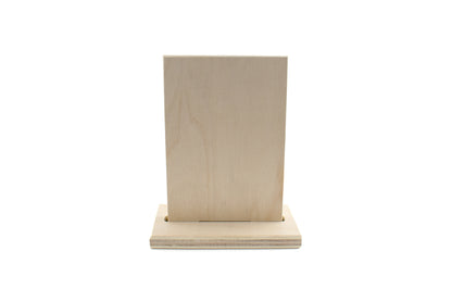 Rectangular Wooded QR Code Stand