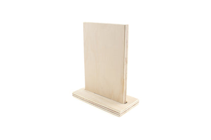 Rectangular Wooded QR Code Stand