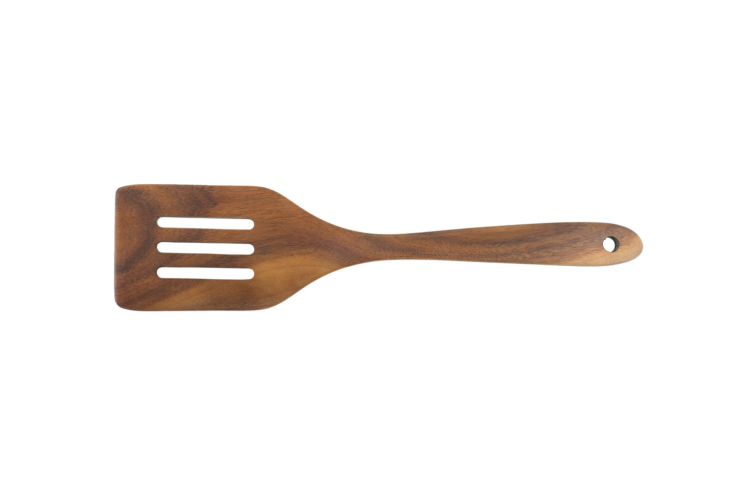 Teak Wood Slotted Spatula